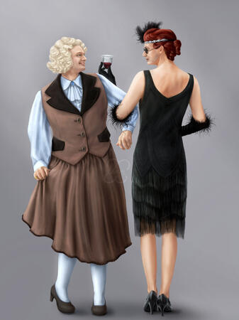 1920s Ineffable Wives