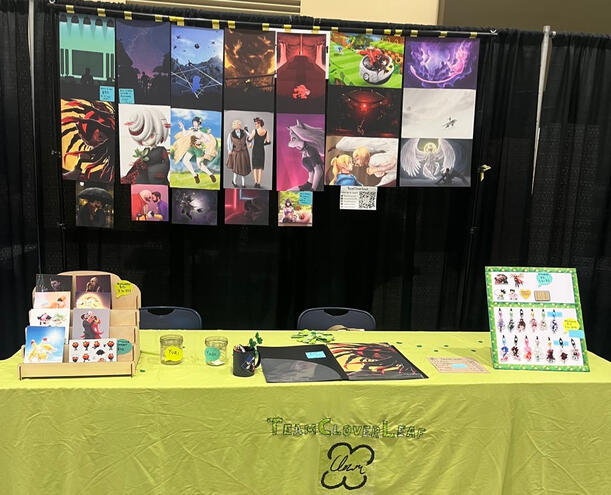 Booth at SakuraCon 2025